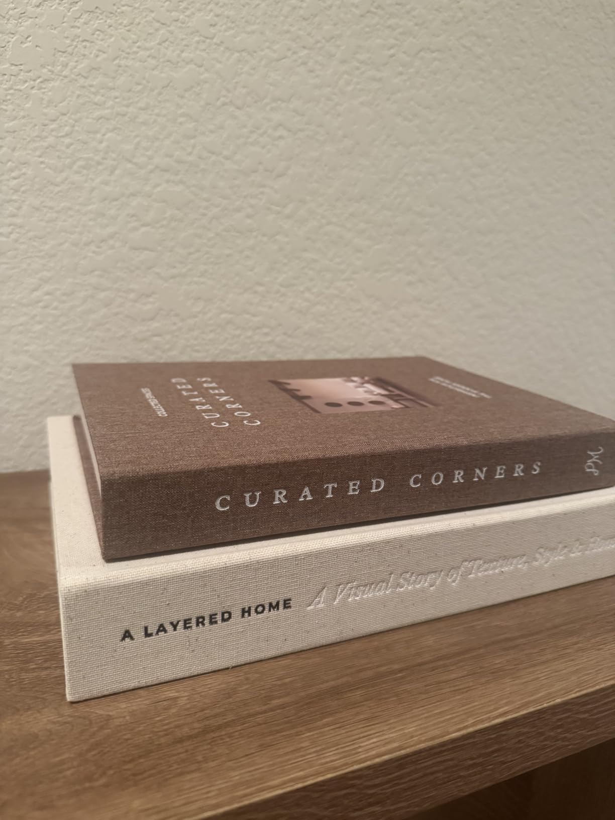 Decorative Books for Home Decor - 2 Linen Fake Books for Decorating Bookshelf, Coffee Table, Shelves - Faux Book Box for Hidden Storage and Decoration - Modern Neutral Design Fits Any Home Aesthetic customer photo 2