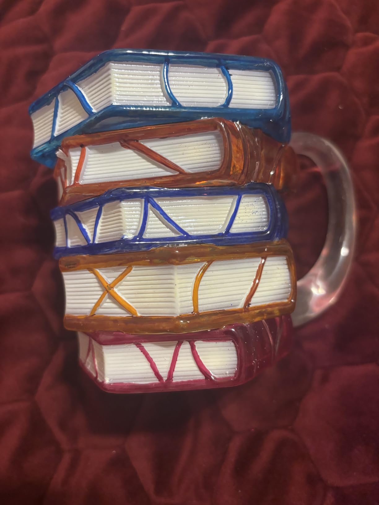 VNROSE Gifts For Book Lovers - 3D Book Coffee Mug, Novelty Coffee Mug | Personalized Gift for Book Lovers, Birthday Gift for Women, Unbreakable Library Art Cup, Book Club Gifts (10oz) customer photo 1