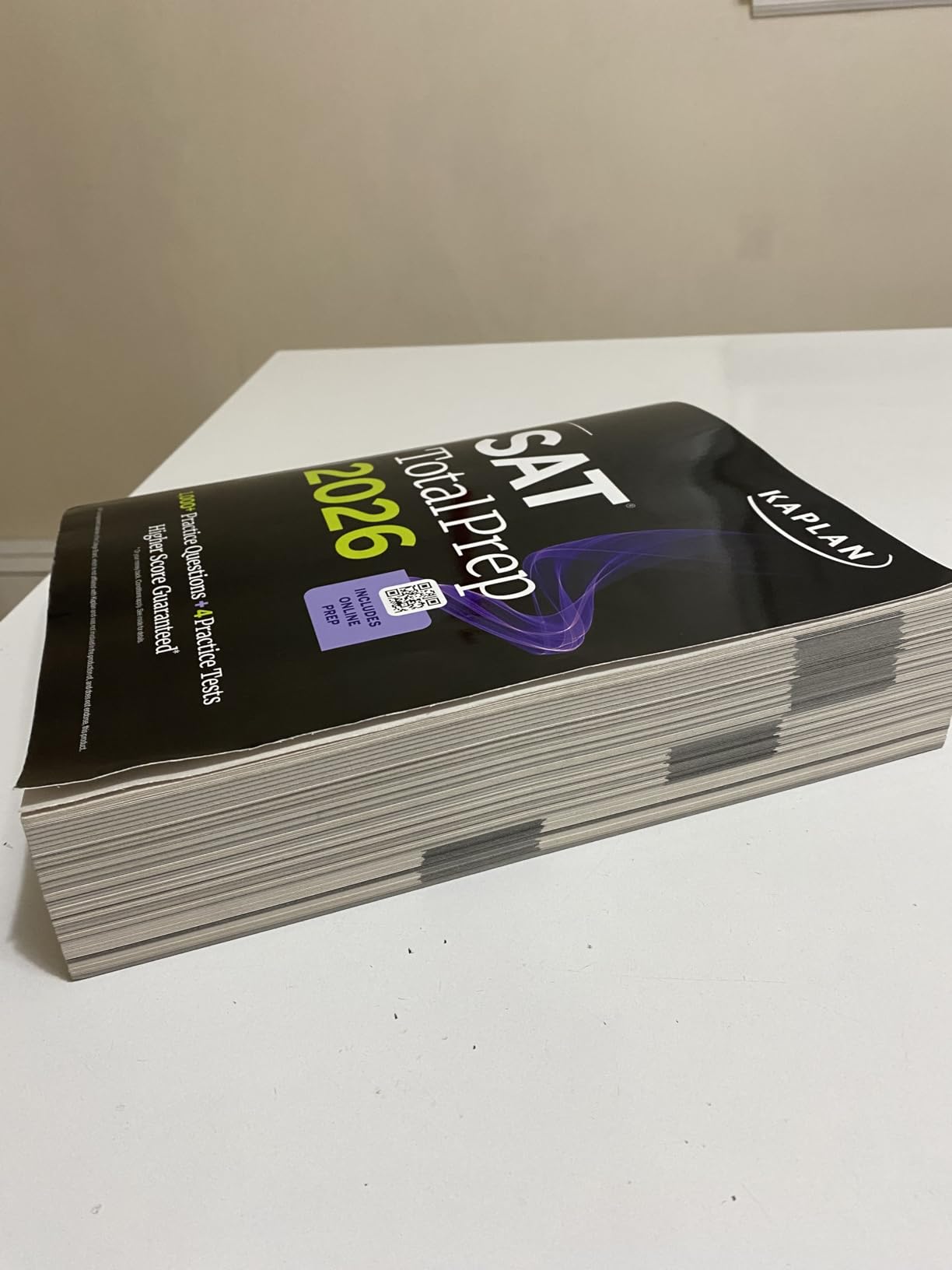 SAT Total Prep, Fourth Edition (2026-2027): Includes 4 Full Length Practice Tests, 1,100+ Practice Questions + 1 Year Access to Online Quizzes and Video Lessons and Tutorials (Kaplan Test Prep) customer photo 1