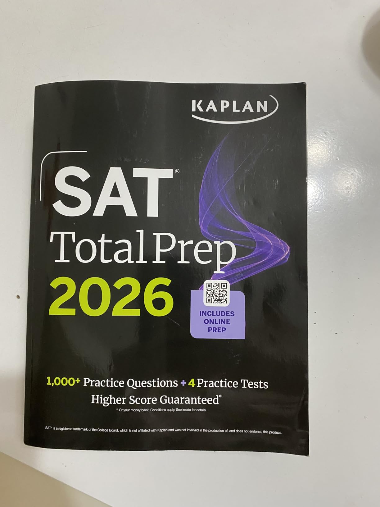SAT Total Prep, Fourth Edition (2026-2027): Includes 4 Full Length Practice Tests, 1,100+ Practice Questions + 1 Year Access to Online Quizzes and Video Lessons and Tutorials (Kaplan Test Prep) customer photo 2