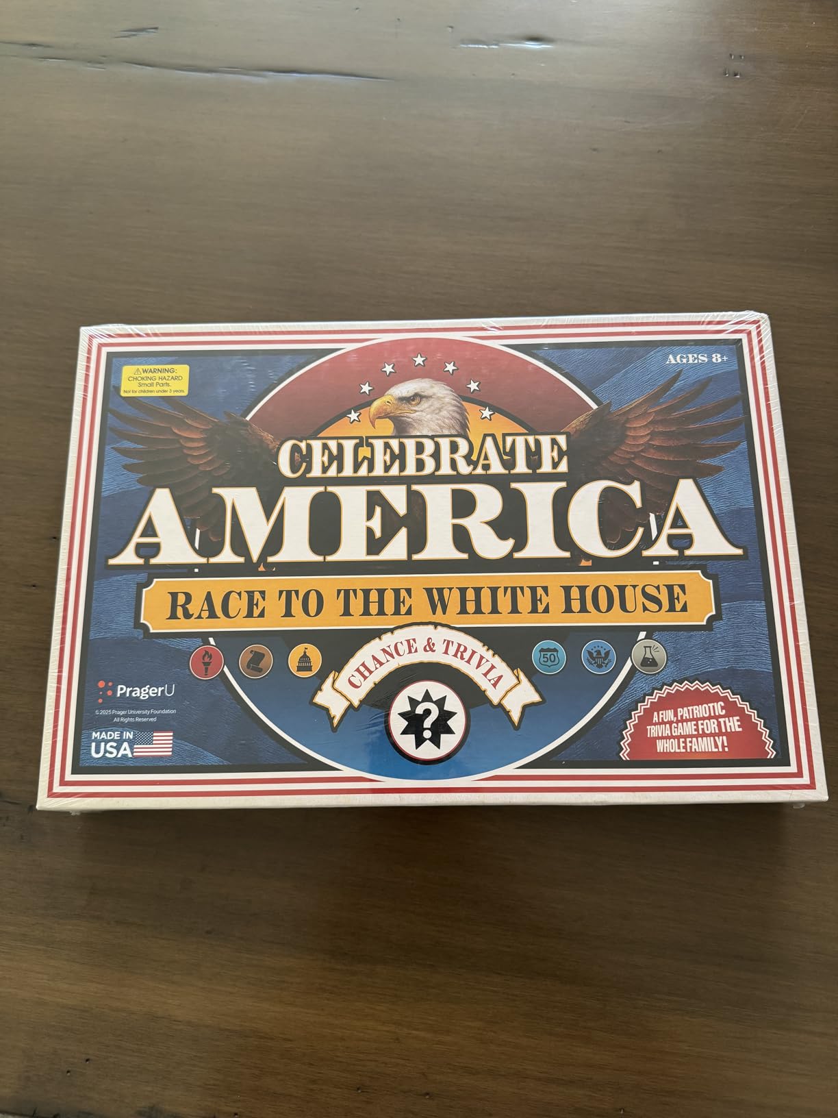 Celebrate America - Race to The White House Board Game, USA Trivia Game, America's 250th Anniversary Edition, Families & Kids 8+, 2+ Players, Made in America customer photo 2