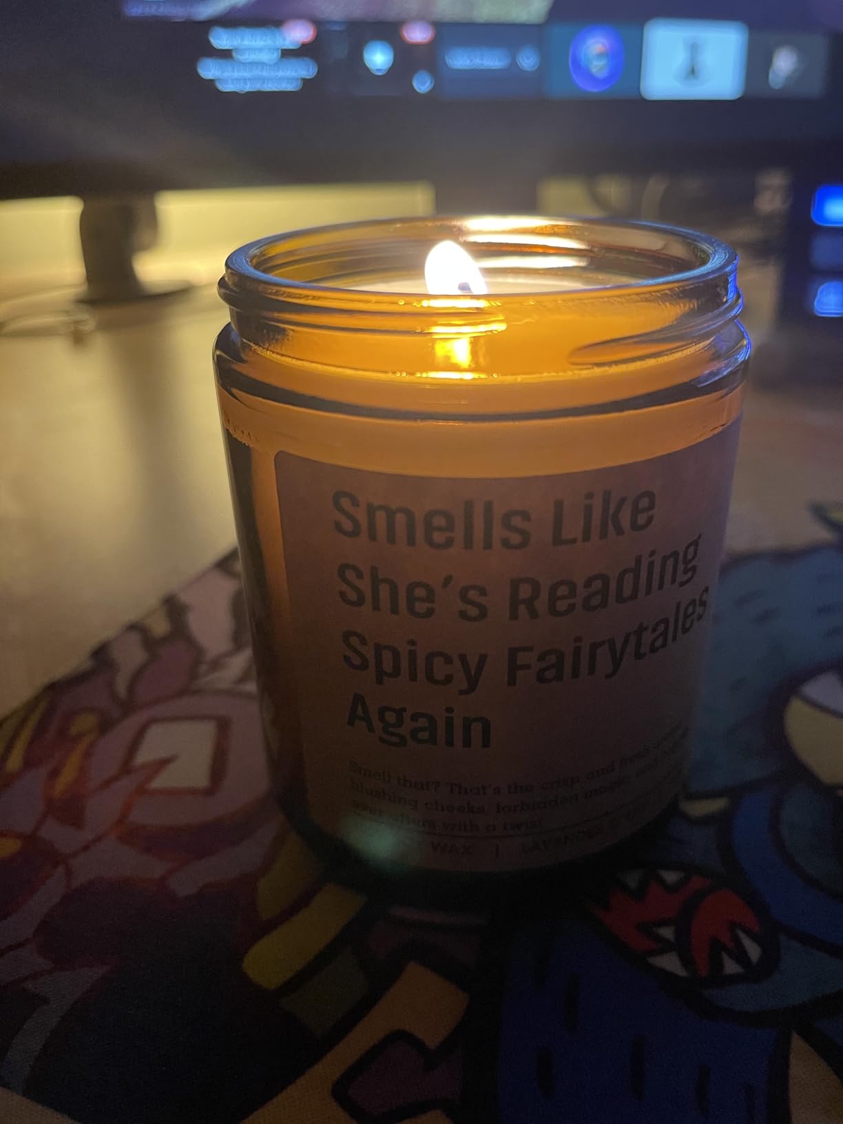 LEADO Candle, Spicy Book Lover Gifts for Women, Romantasy Book Lovers Gifts | Funny Gifts for Fantasy Book Lovers, Dark Romance Reader, Bookish Christmas, Birthday, Reading Decor for Friend, Girl, Sister customer photo 1