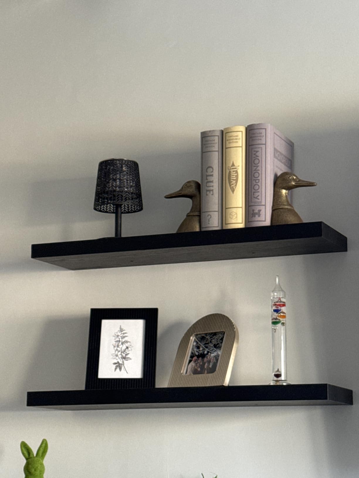 Vintage Brass Color Decorative Distressed Cast Metal Duck Head Bookends, Metal Duck Book Ends for Shelves, 5.91 x 4.33 x 3.35 Inches, Rustic Vintage Home Office Organizer Set of 2 customer photo 1