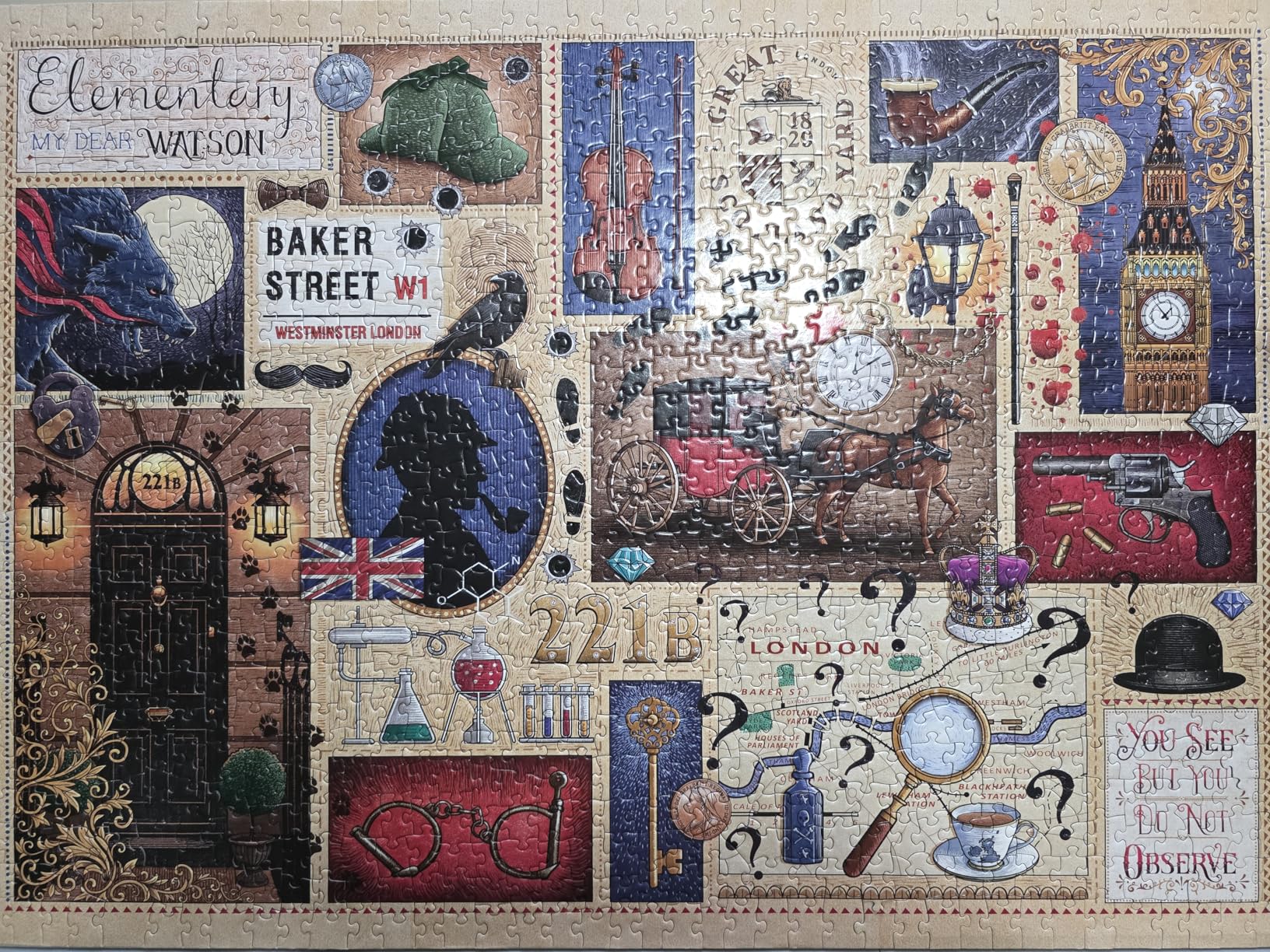 Gibsons Shakespeare 1000 Piece Jigsaw Puzzle for Adults - Colourful Literary & History Art by Anna Stead - Premium Sustainable Made in America customer photo 1