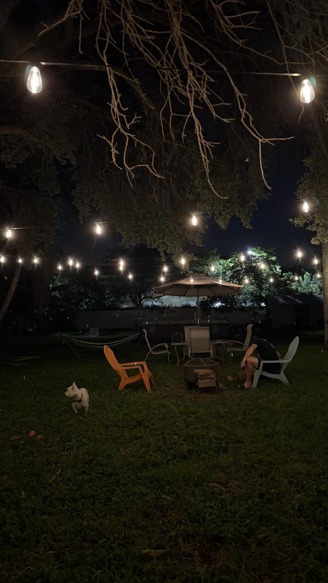 GPATIO 100FT Outdoor String Lights, ST38 Bulbs Shatterproof Patio Lights, IP65 Waterproof Dimmable LED customer photo 2