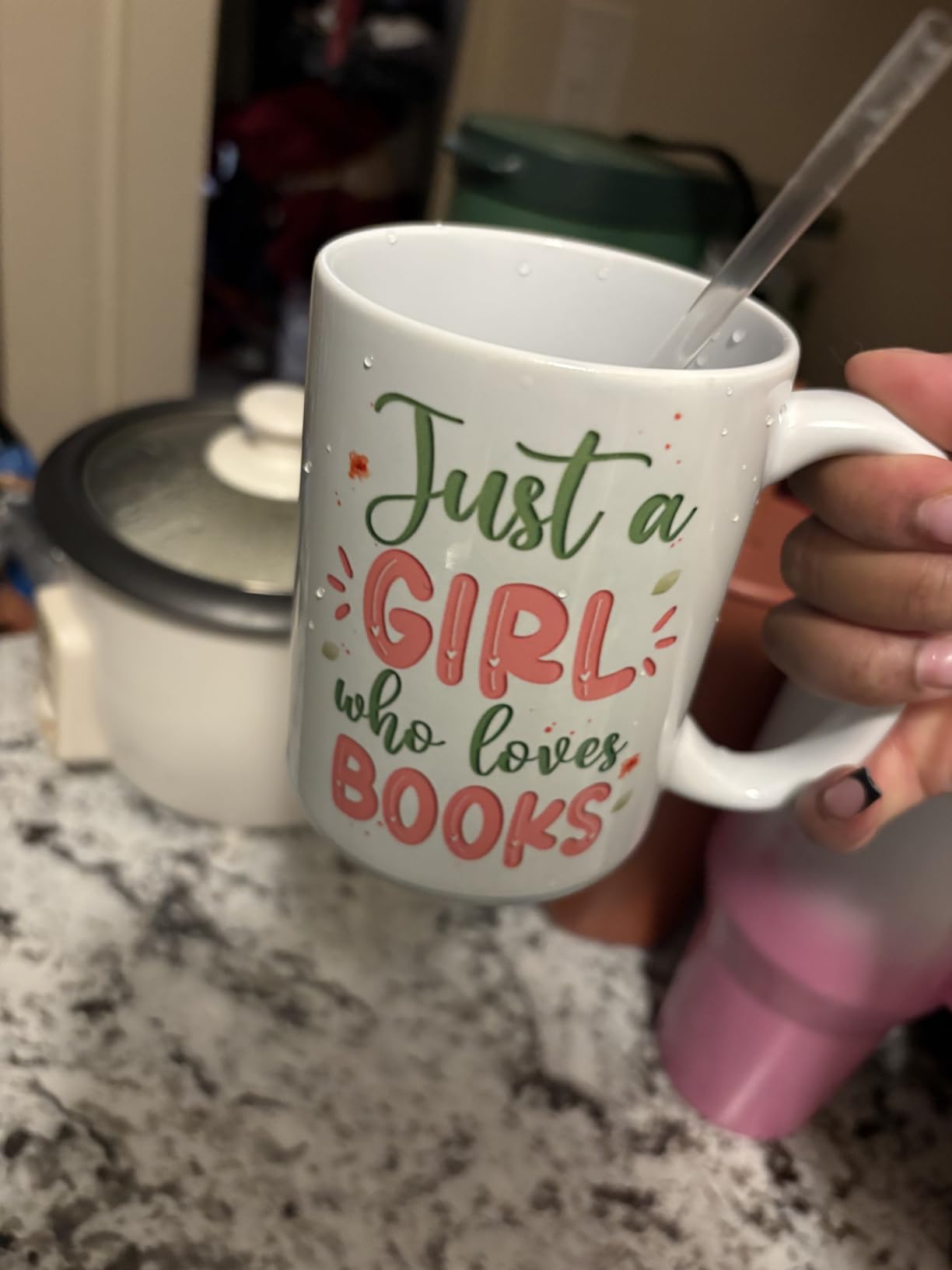 Hyturtle Dragon Bookshelf Coffee Mug 15 Oz, Book Lover Gift For Women customer photo 2