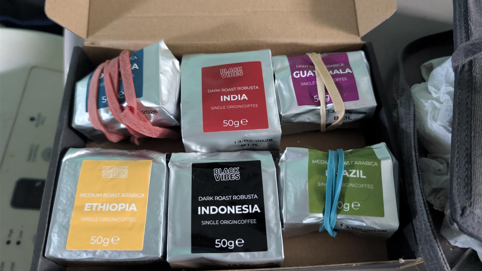 UNIQBITE World Coffees Gift Set, Six Single Origin Ground Coffee Variety Pack customer photo 1