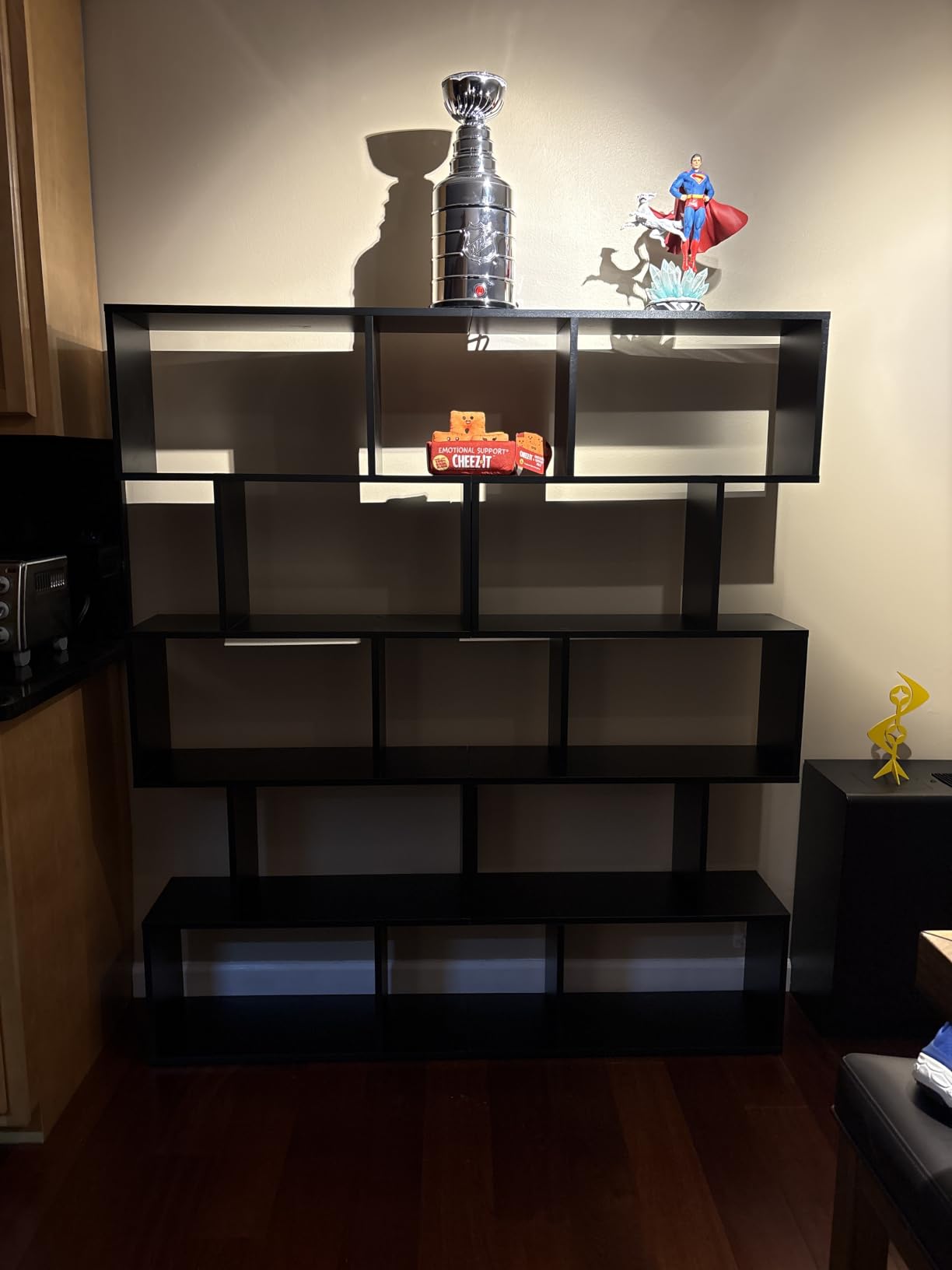 DIYART 5-Tier Geometric Bookcase (Set of 2), 63