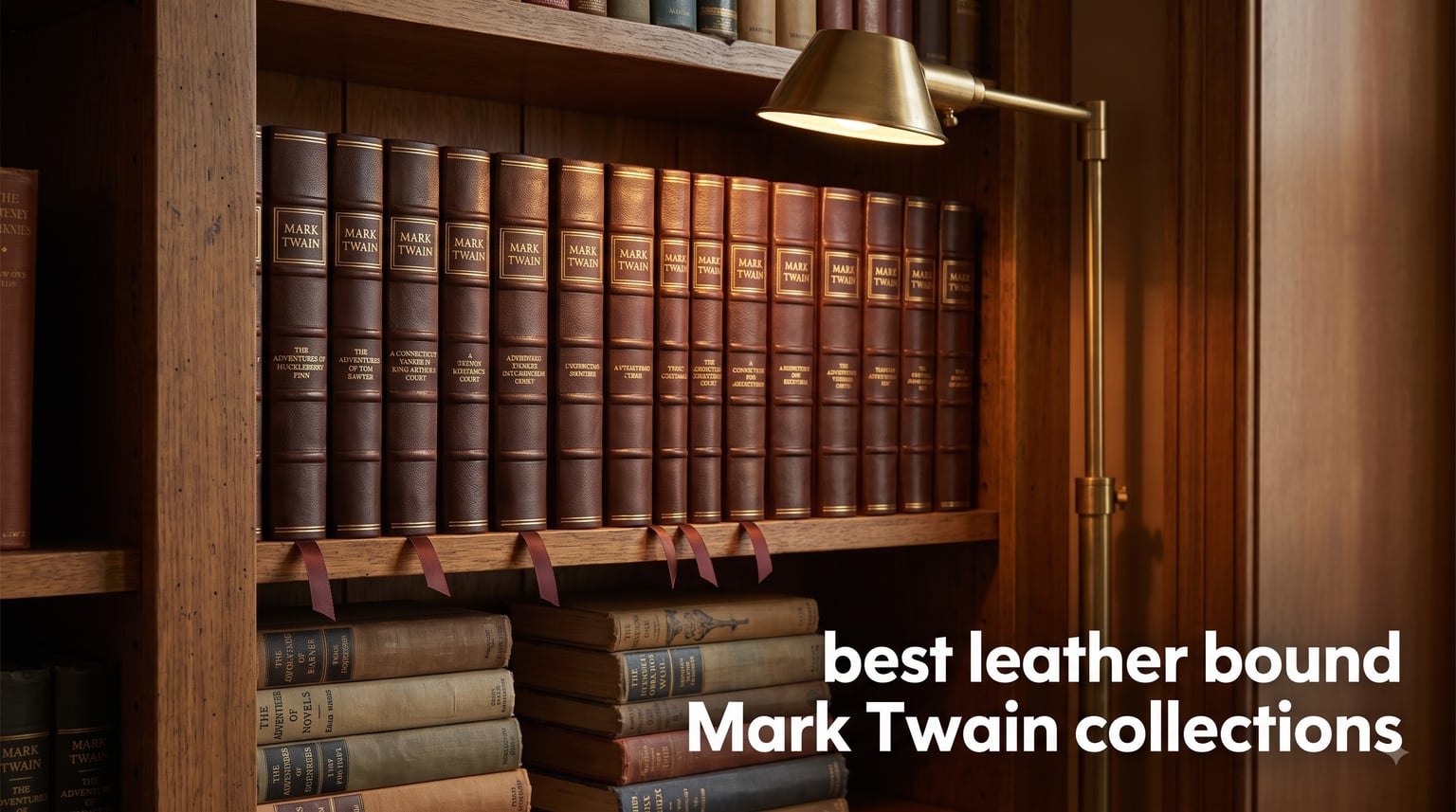 best leather bound Mark Twain collections