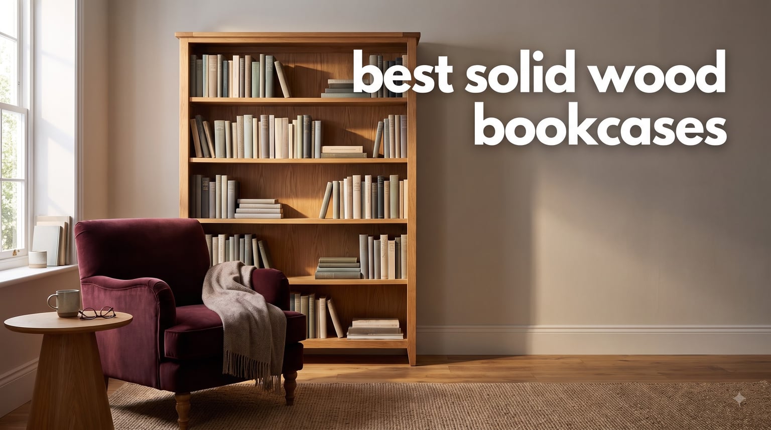best solid wood bookcases
