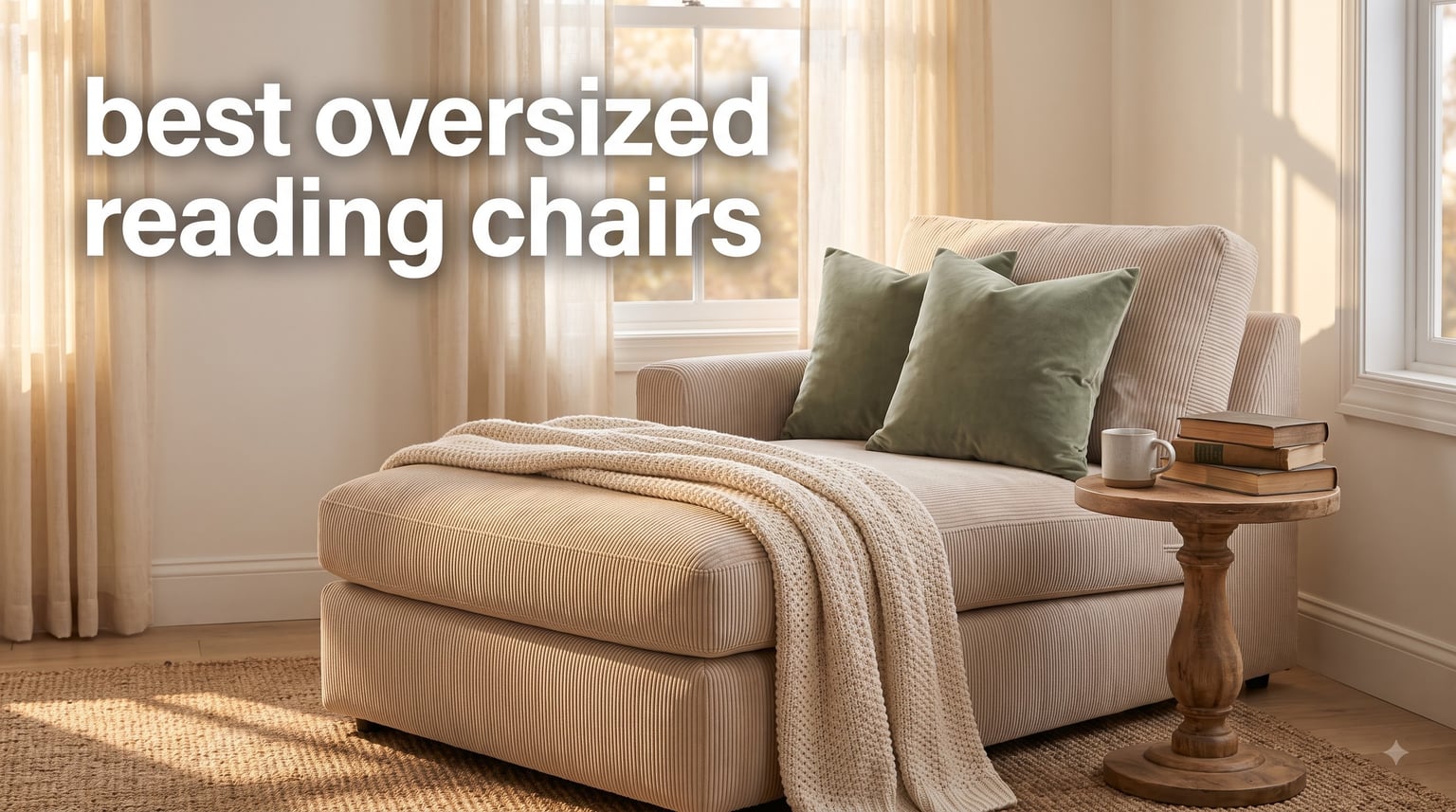 best oversized reading chairs