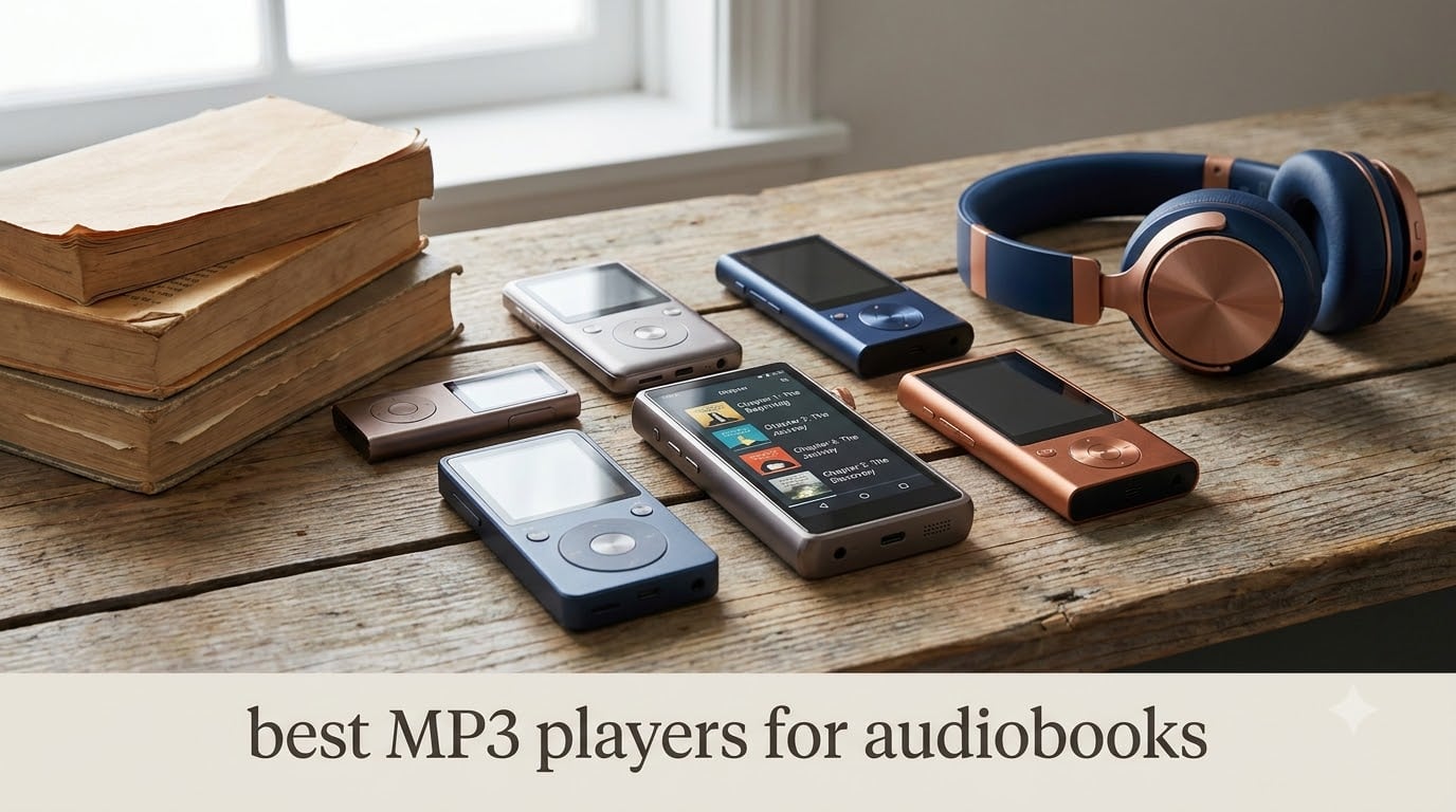 best MP3 players for audiobooks