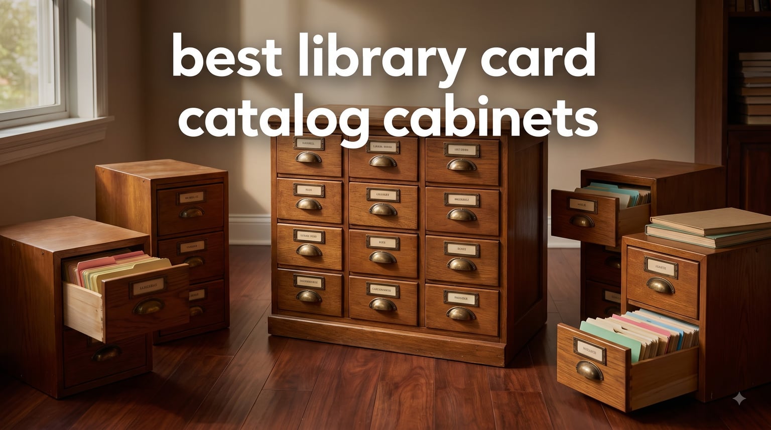 best library card catalog cabinets
