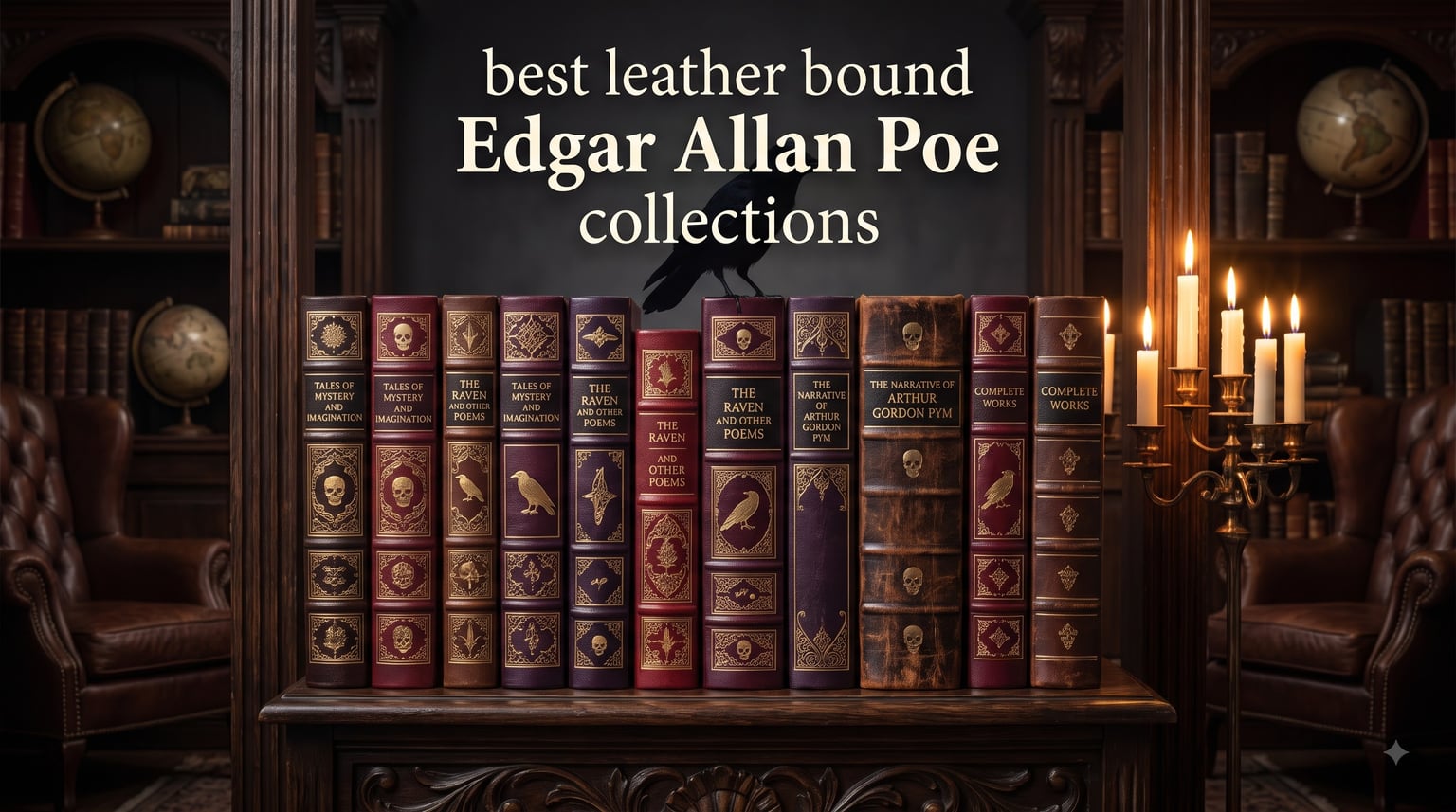 best leather bound Edgar Allan Poe collections