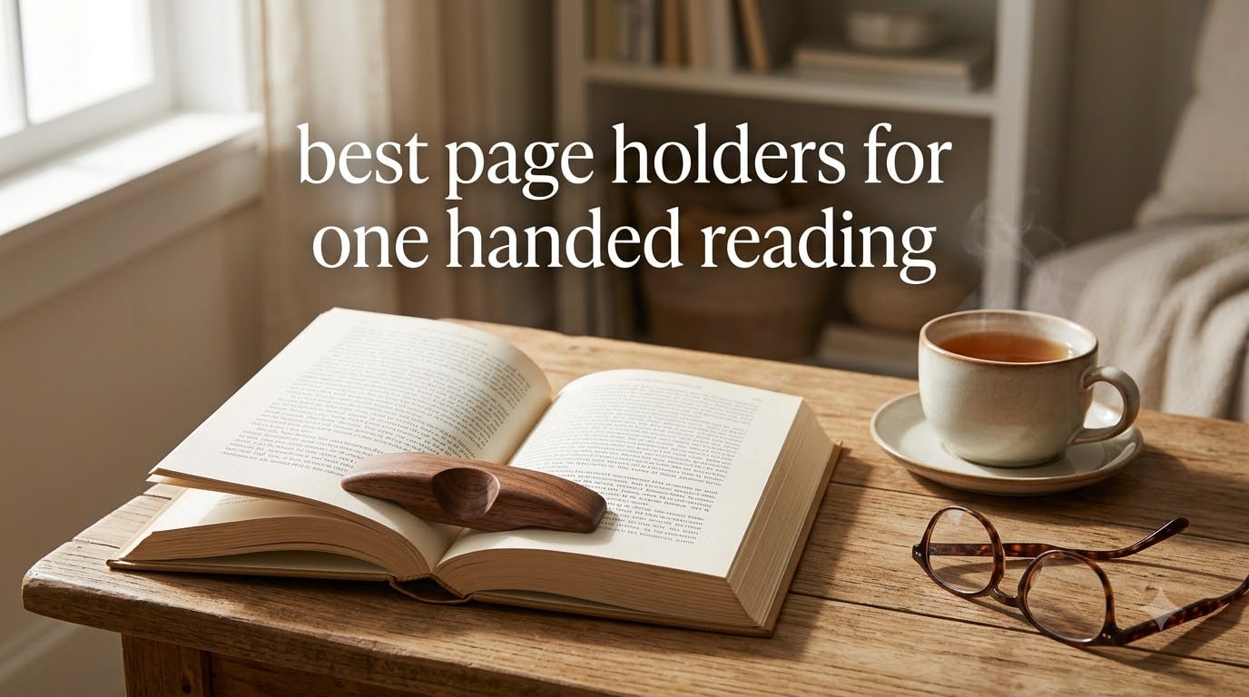 best page holders for one handed reading