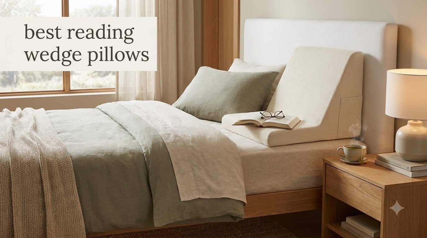 best reading wedge pillows