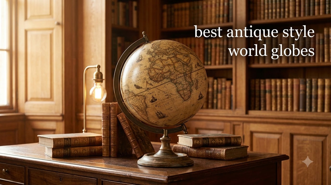best antique style world globes