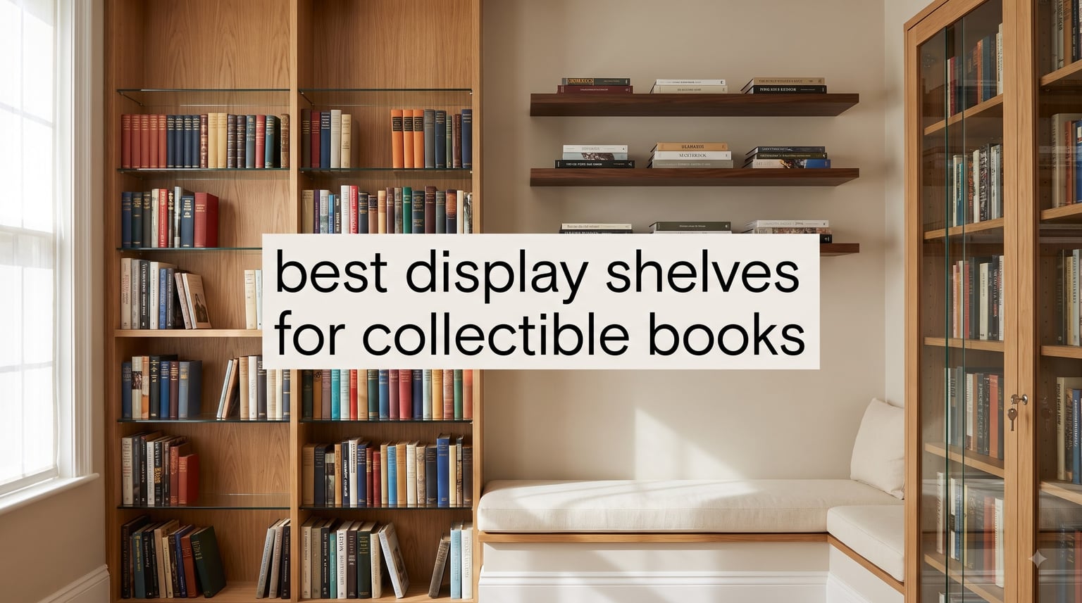 best display shelves for collectible books