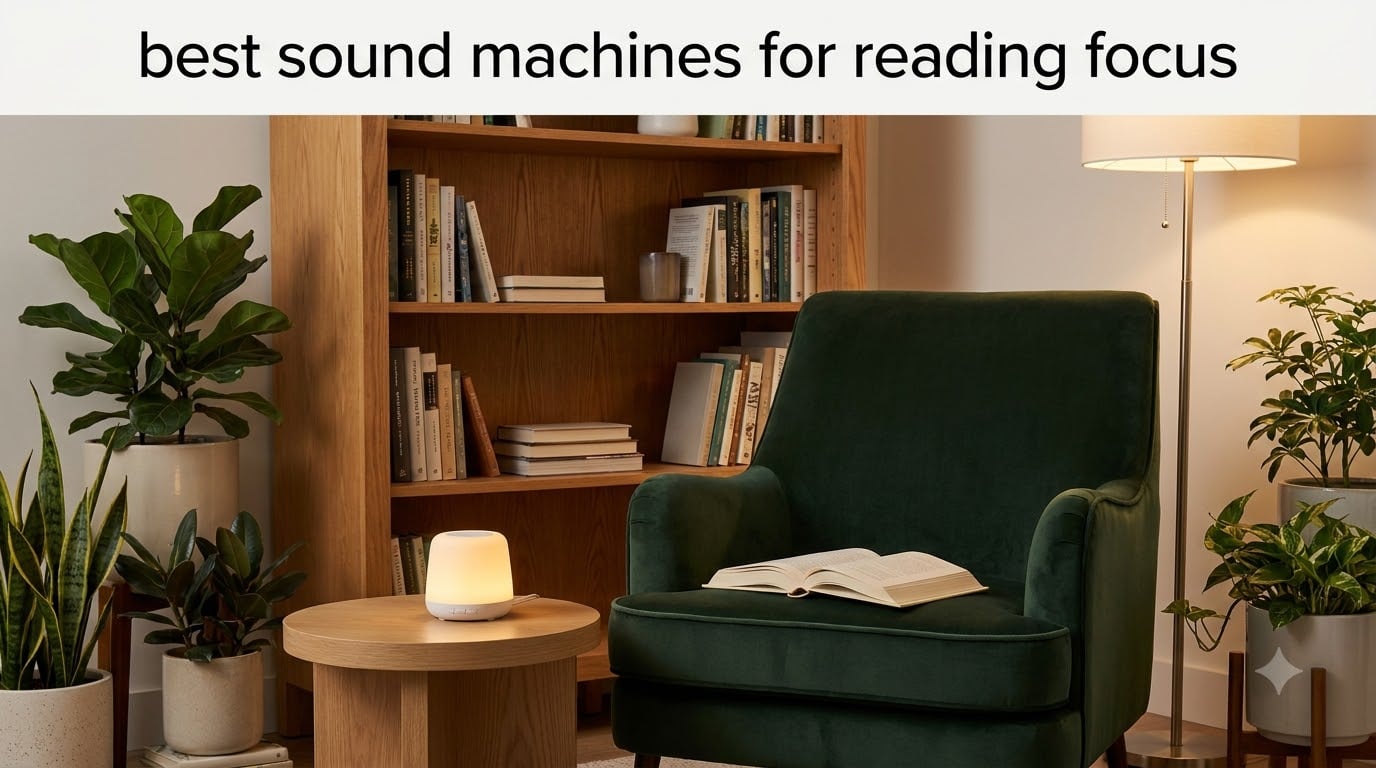 best sound machines for reading focus