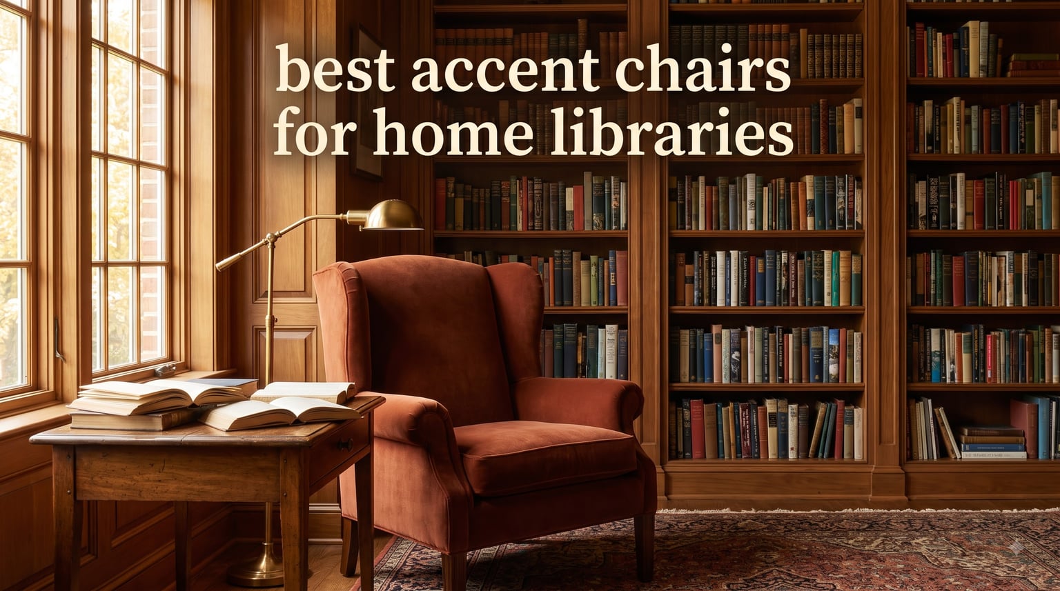 best accent chairs for home libraries