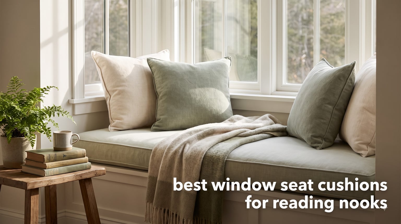 best window seat cushions for reading nooks