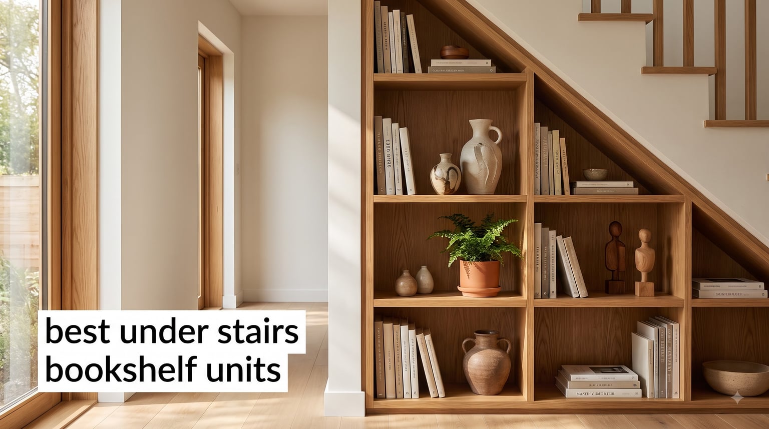 best under stairs bookshelf units