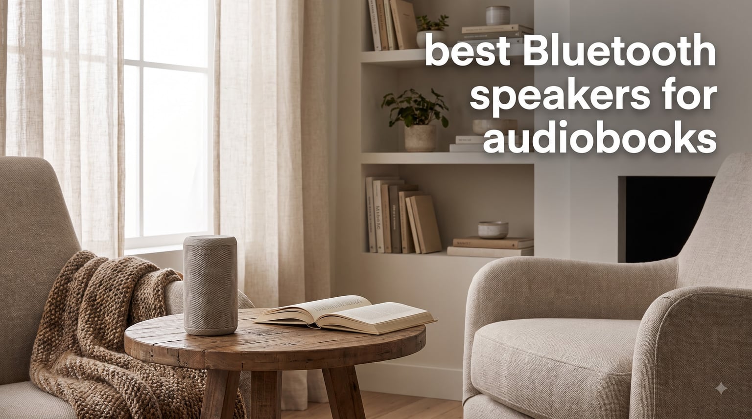 best Bluetooth speakers for audiobooks