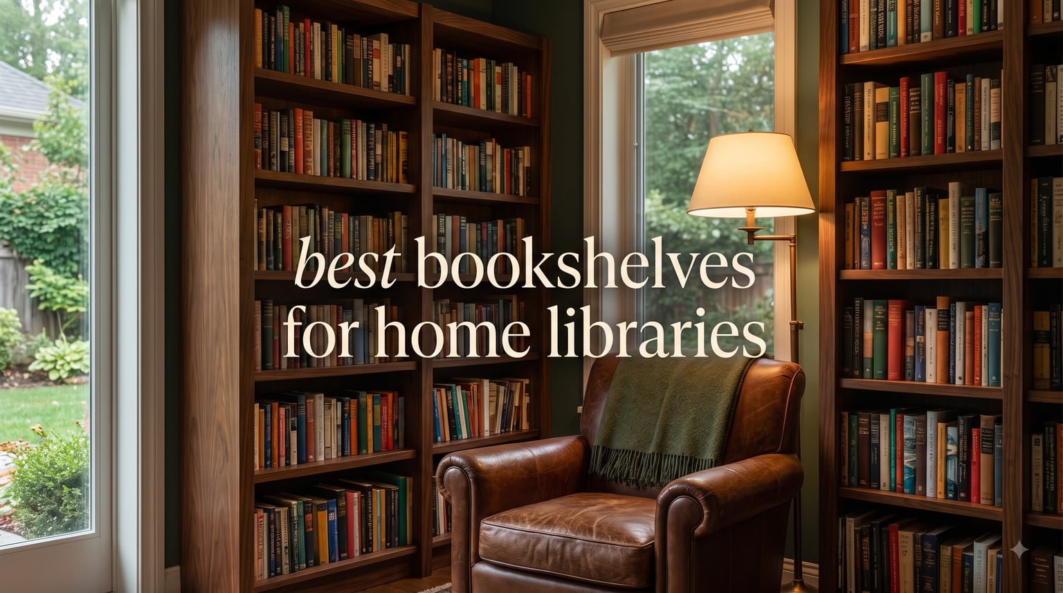 best bookshelves for home libraries