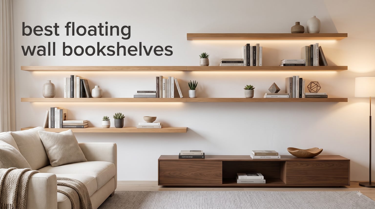 best floating wall bookshelves