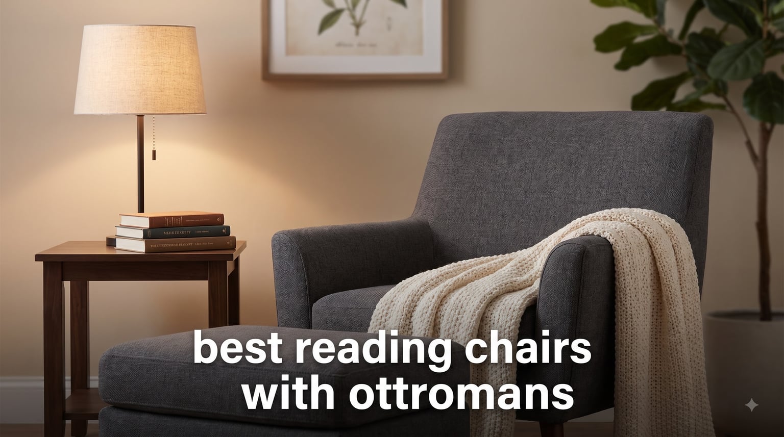 best reading chairs with ottomans