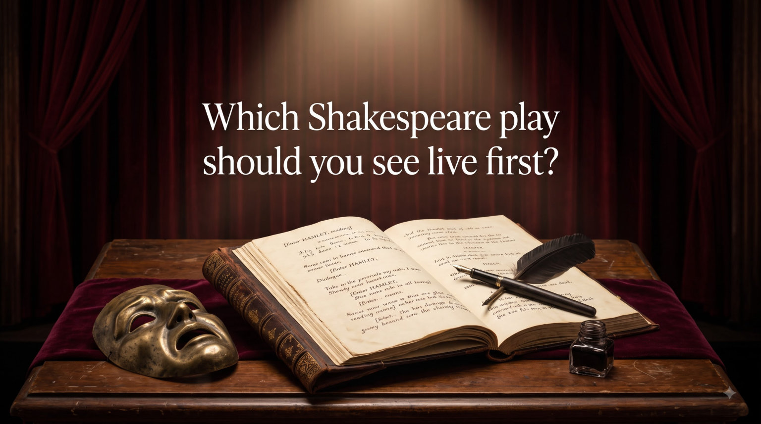 Which Shakespeare play should you see live first?