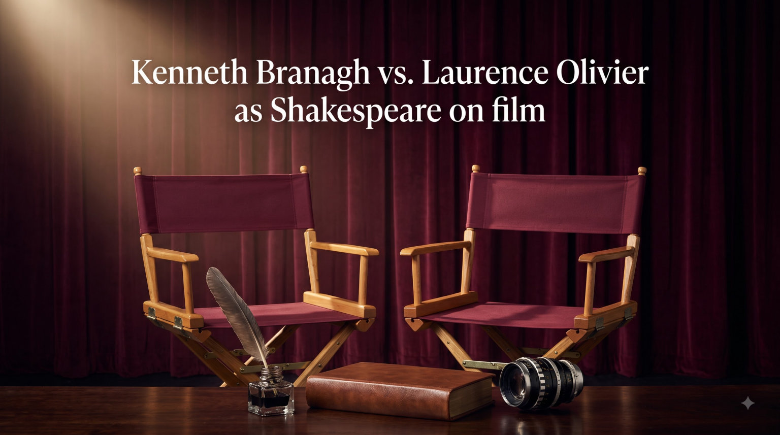 Kenneth Branagh vs. Laurence Olivier as Shakespeare on film