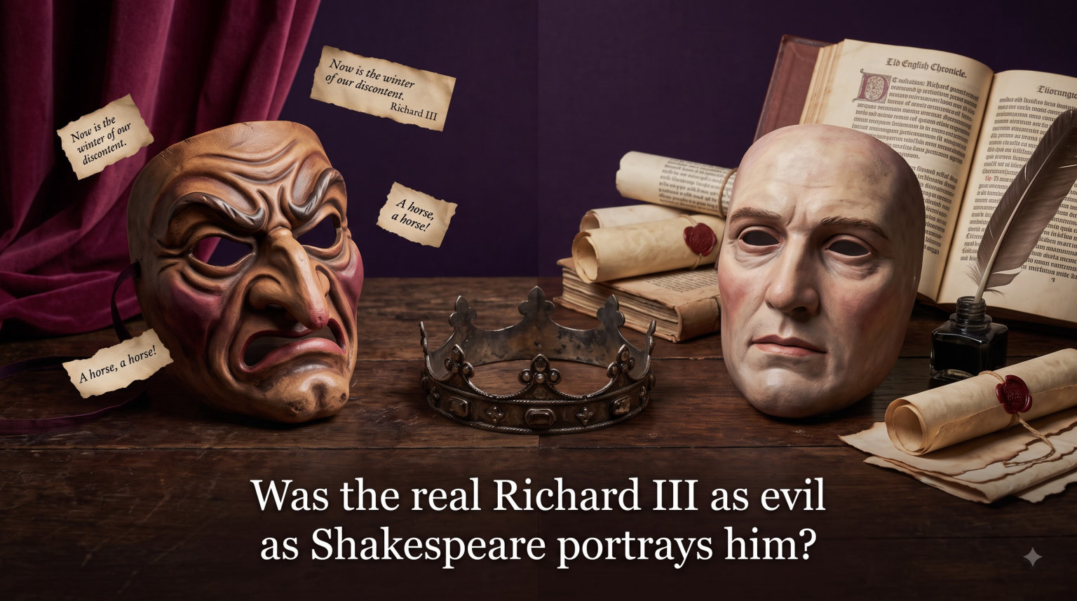 Was the real Richard III as evil as Shakespeare portrays him?