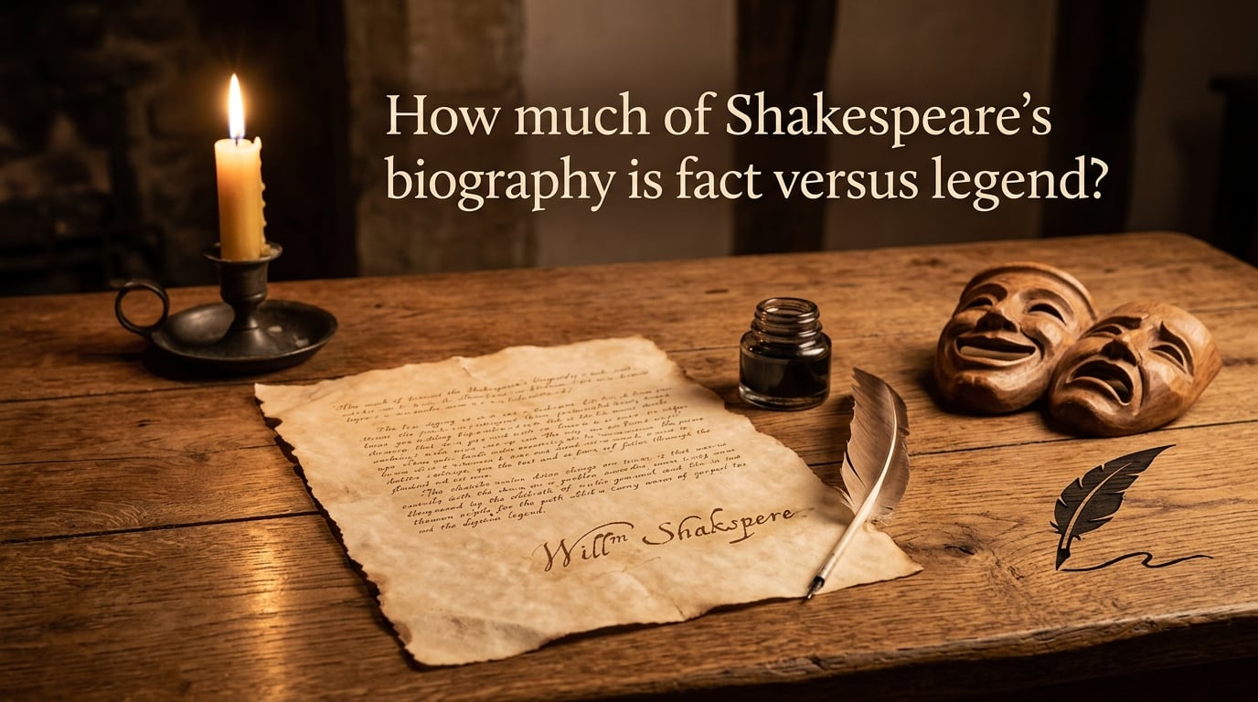 How much of Shakespeare's biography is fact versus legend?