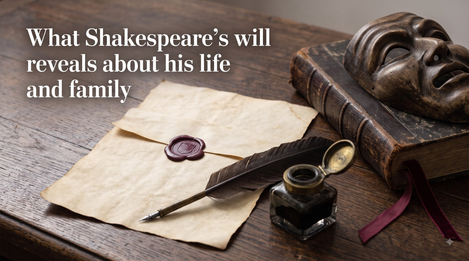 What Shakespeare's will reveals about his life and family