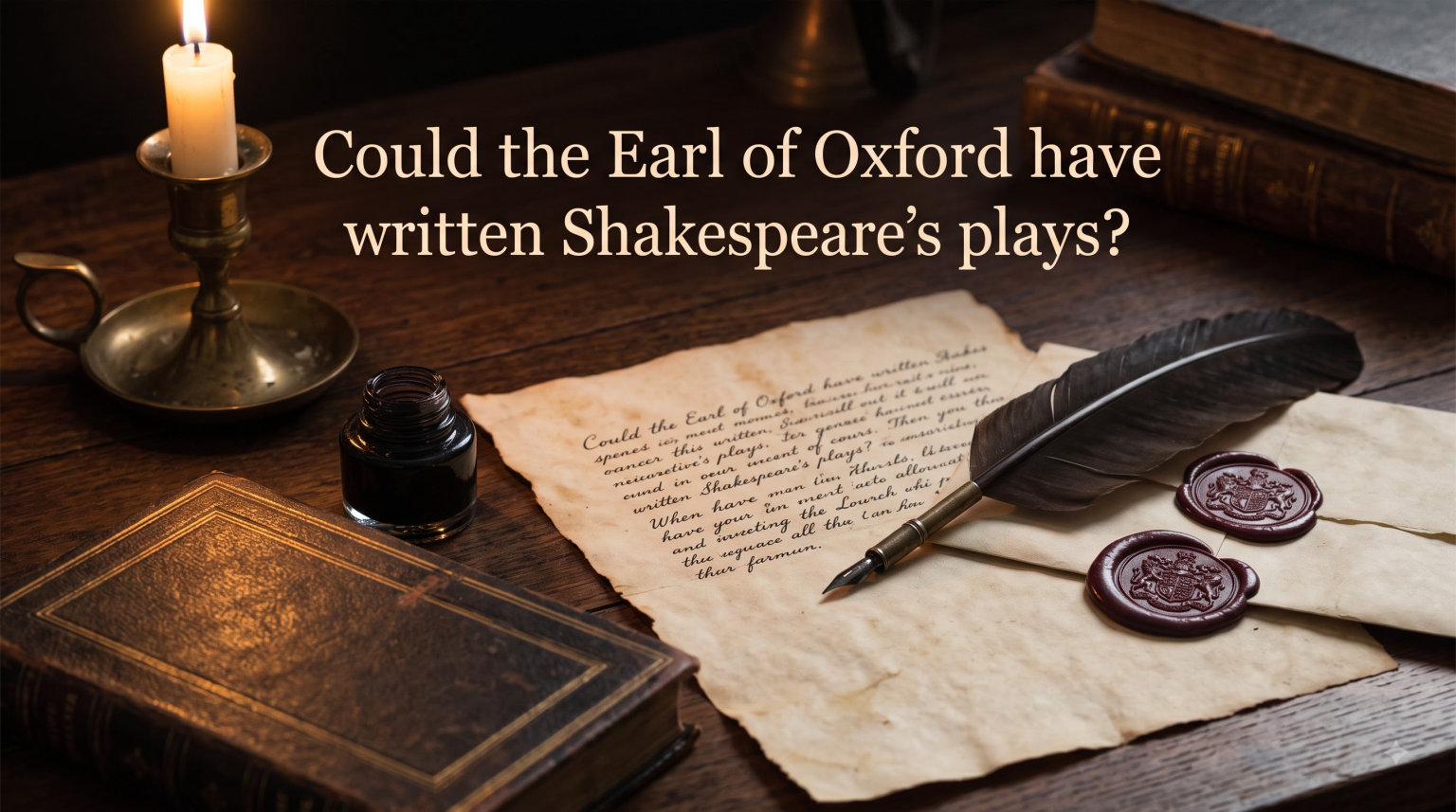 Could the Earl of Oxford have written Shakespeare's plays?