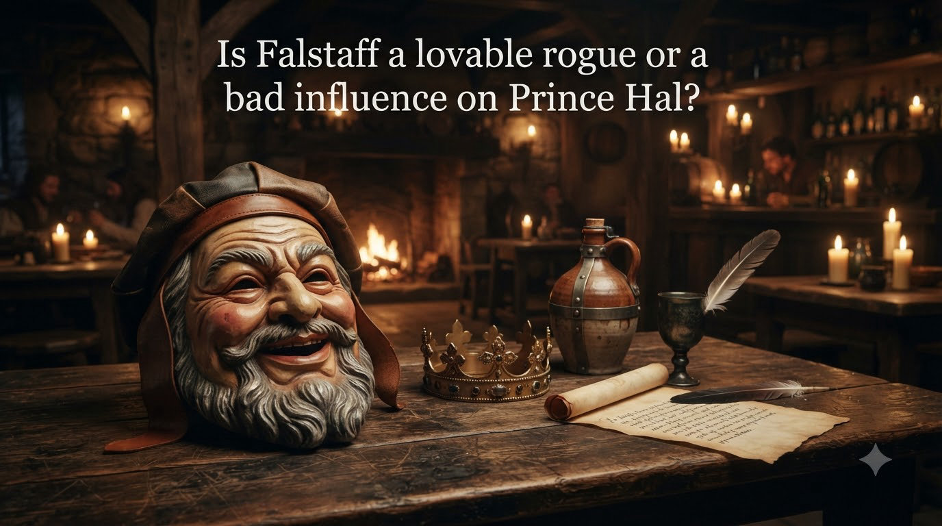 Is Falstaff a lovable rogue or a bad influence on Prince Hal?
