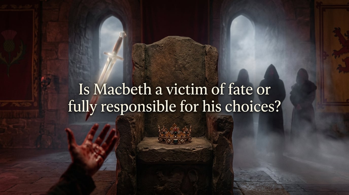 Is Macbeth a victim of fate or fully responsible for his choices?