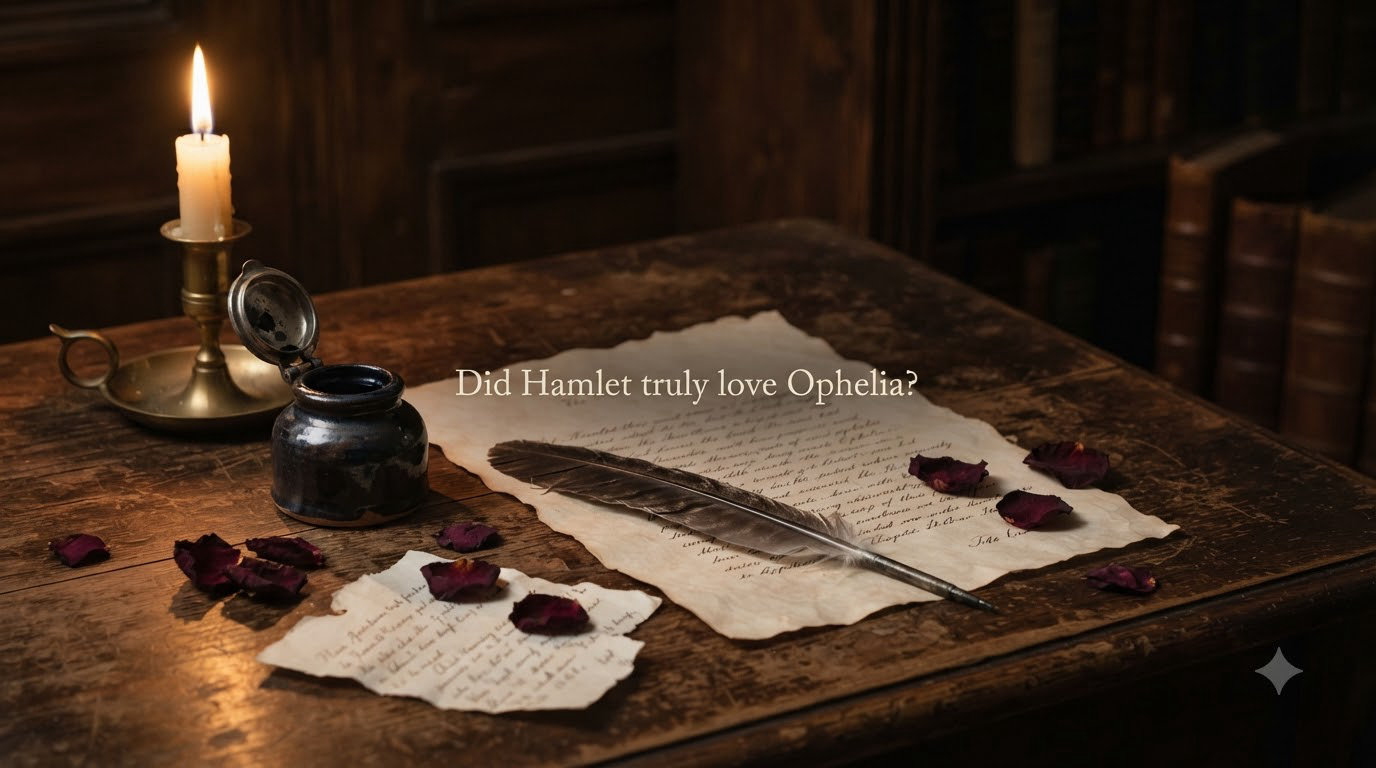 Did Hamlet truly love Ophelia?