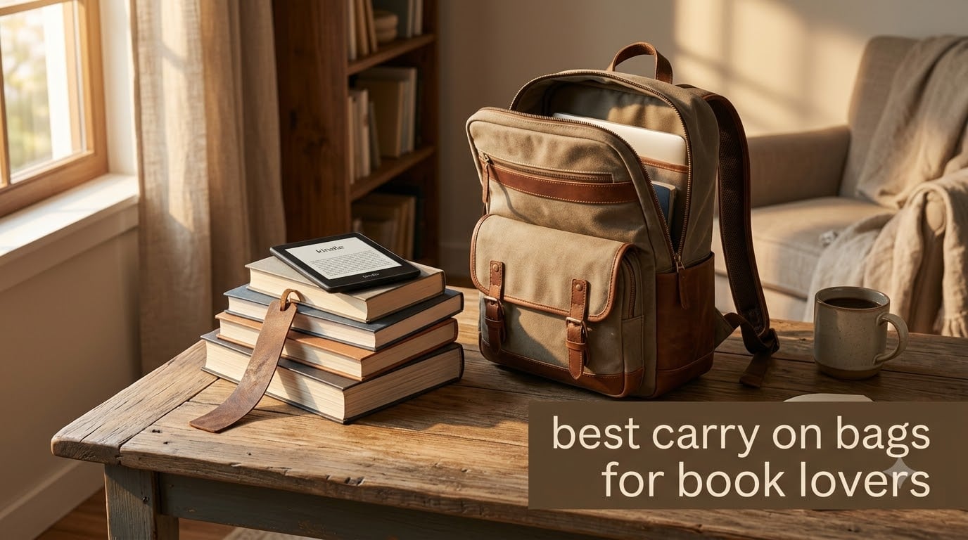 best carry on bags for book lovers