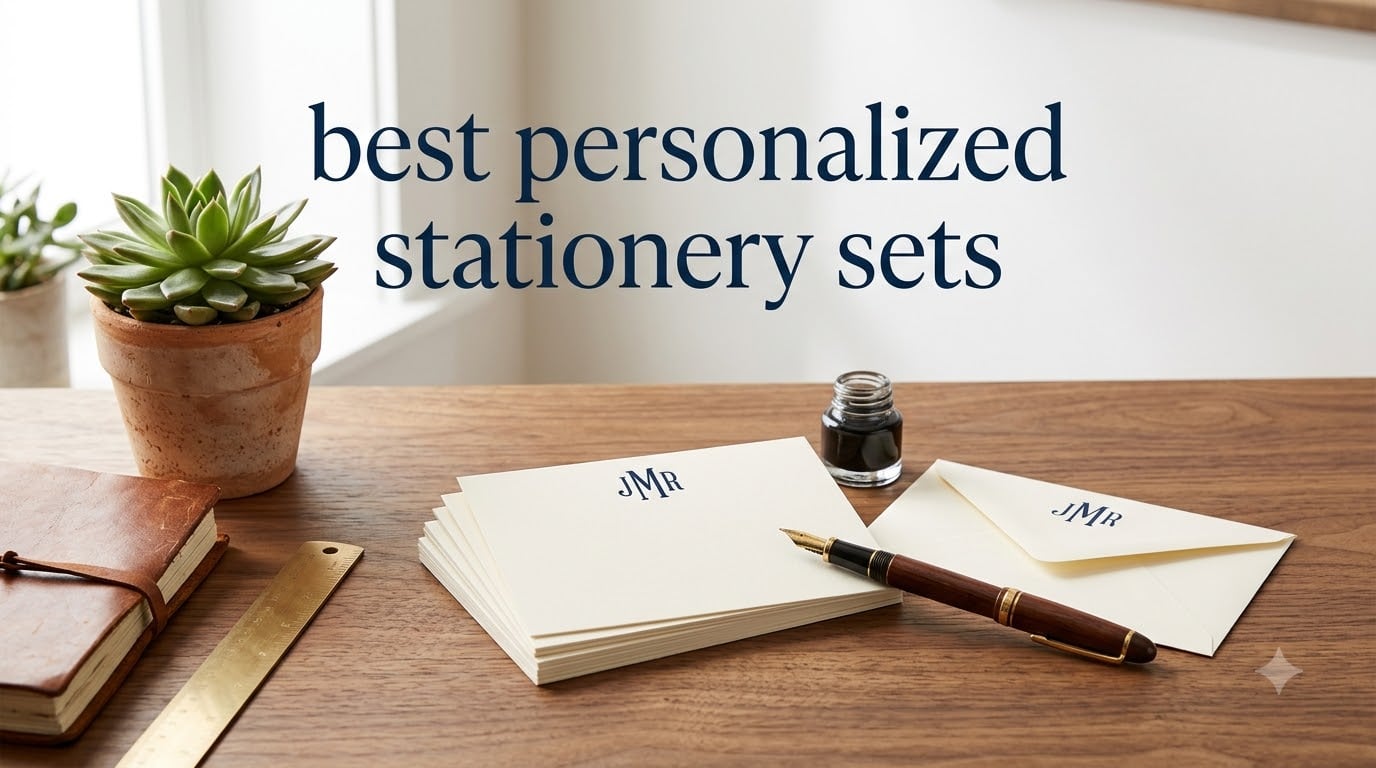 best personalized stationery sets