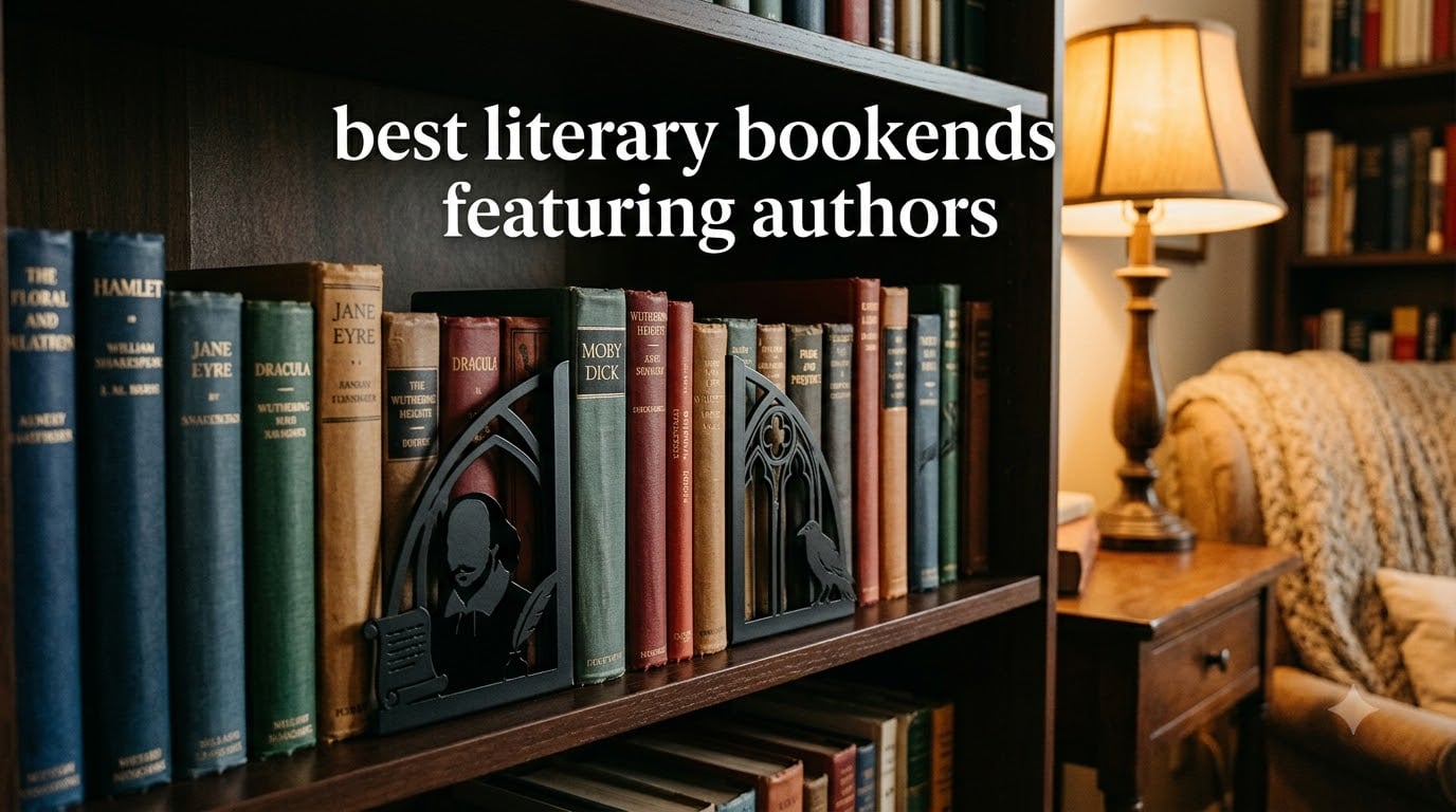 best literary bookends featuring authors