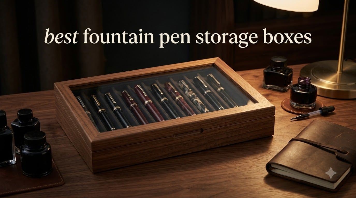 best fountain pen storage boxes