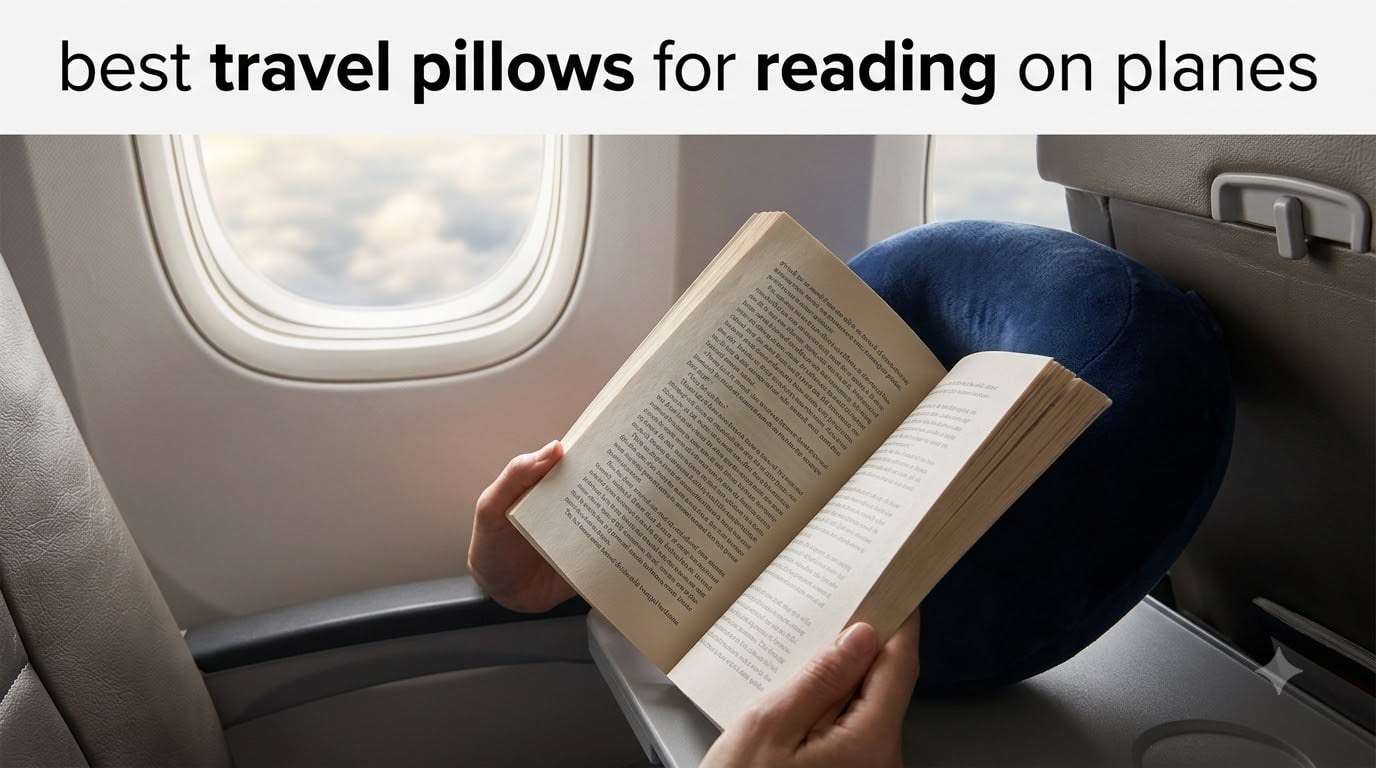 best travel pillows for reading on planes