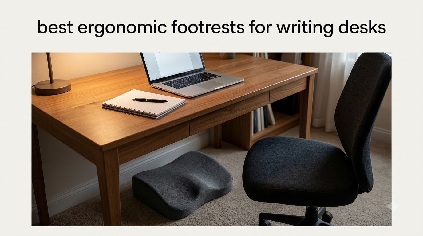 best ergonomic footrests for writing desks