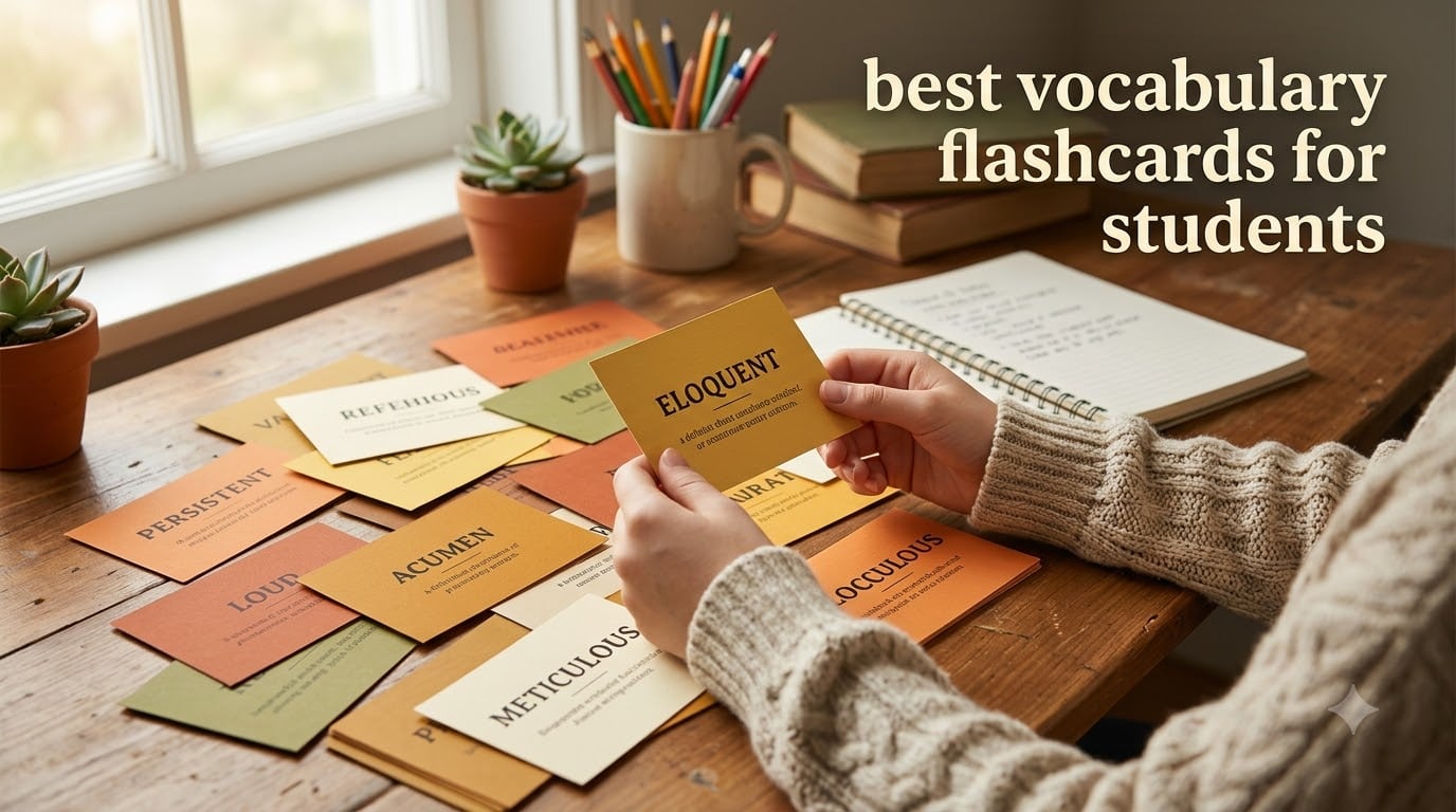 best vocabulary flashcards for students