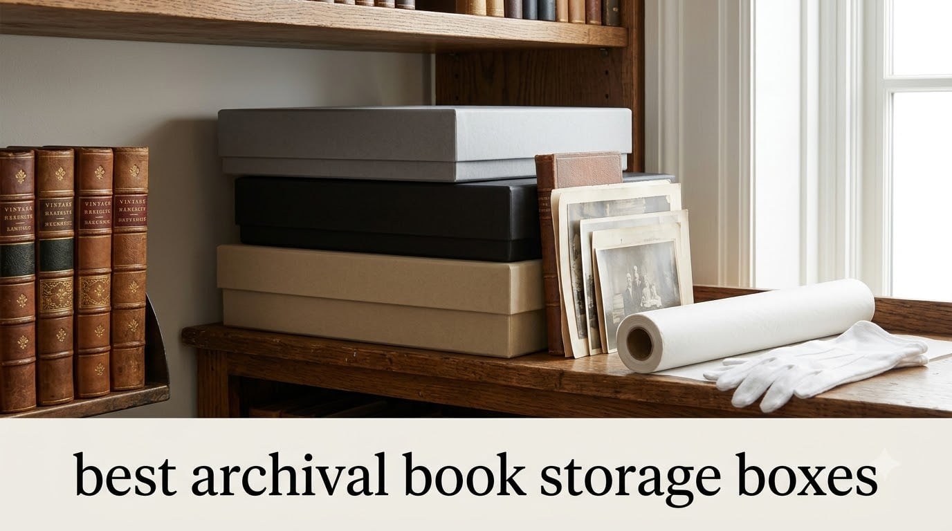 best archival book storage boxes
