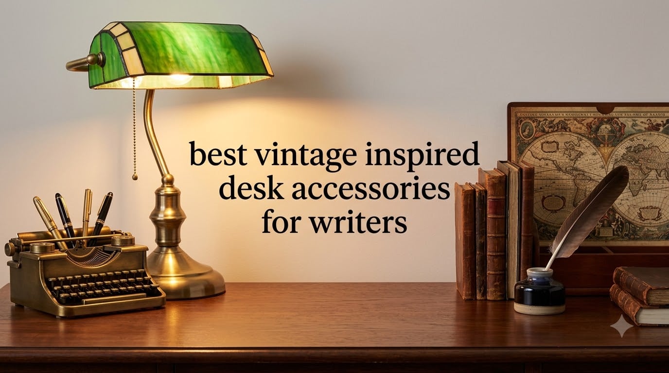 best vintage inspired desk accessories for writers