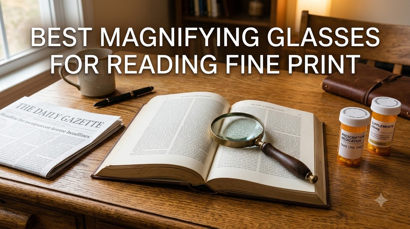 best magnifying glasses for reading fine print