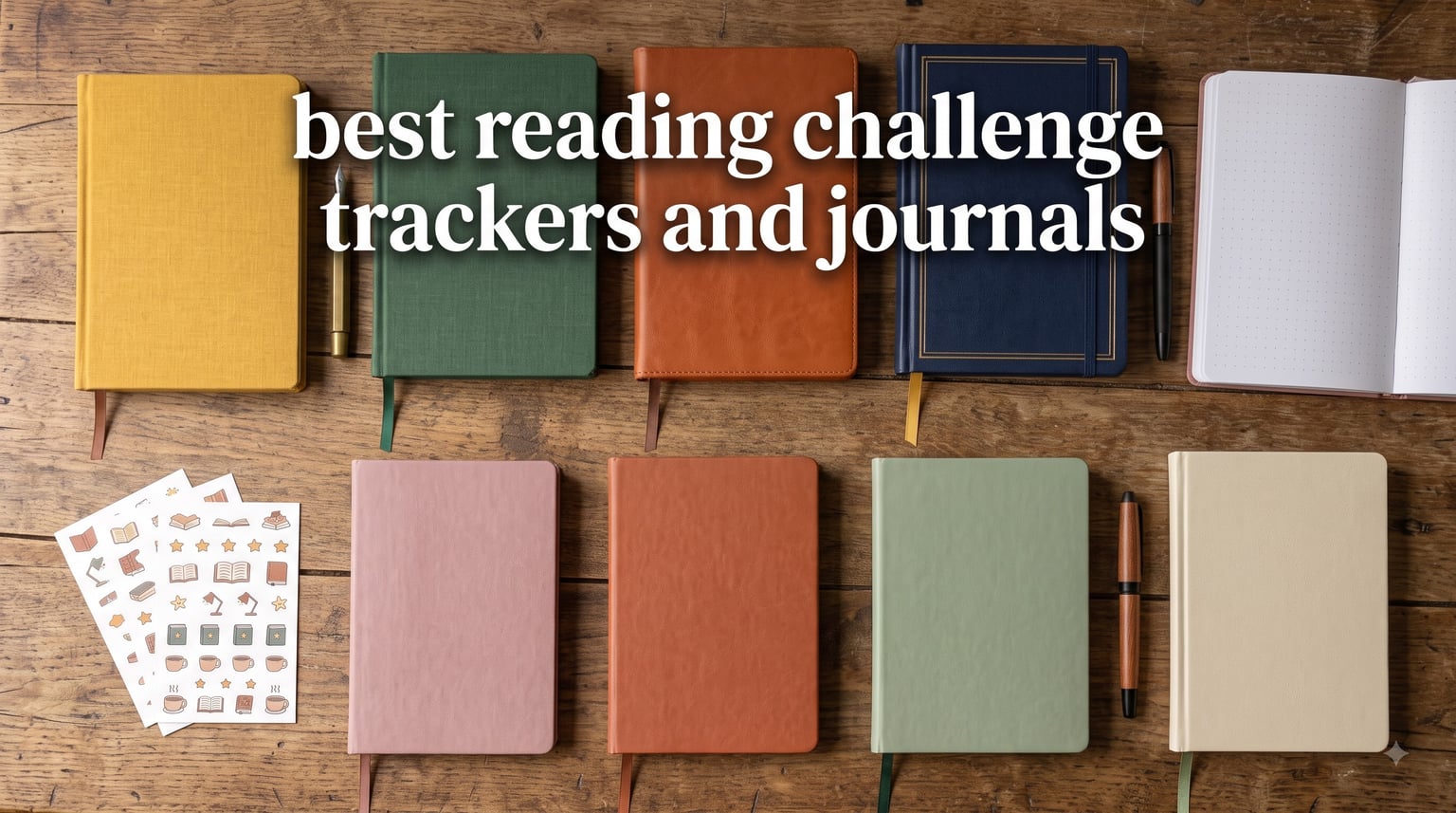 best reading challenge trackers and journals